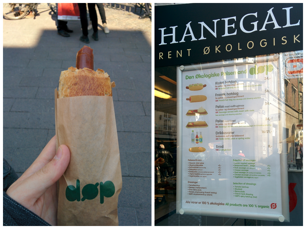 Vegane Hotdogs in der Kopenhagener Innenstadt