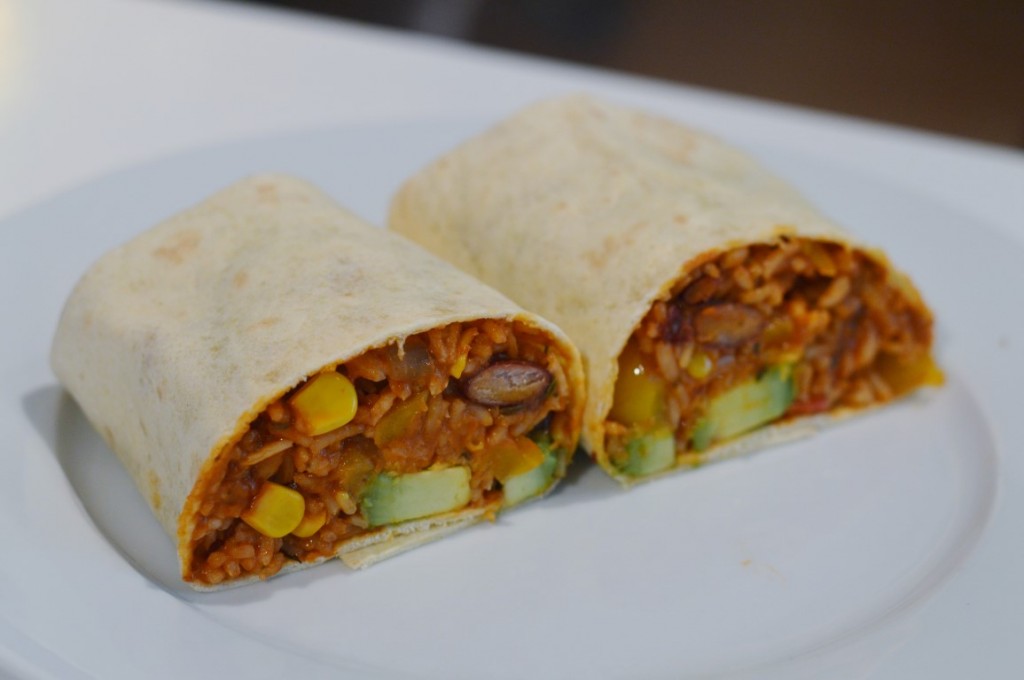 Grundrezept für vegane Burritos 